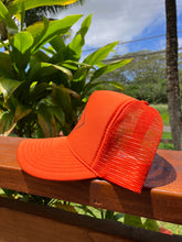 Load image into Gallery viewer, Orange foam trucker hat

