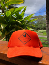 Load image into Gallery viewer, Orange foam trucker hat
